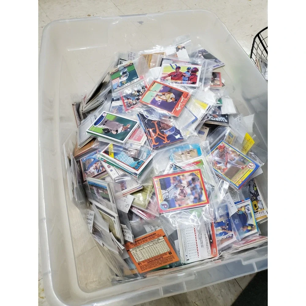 Baseball Mystery Lot of 12 Random/Unsearched/Late 1980's/1990's/Topps/UpperDeck